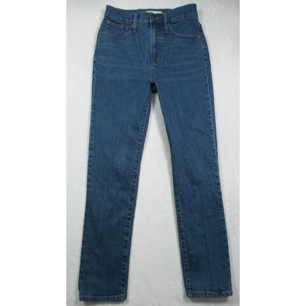 Madewell Jeans Womens Size 25 Blue Denim The Perfect Vintage Straight Stretch